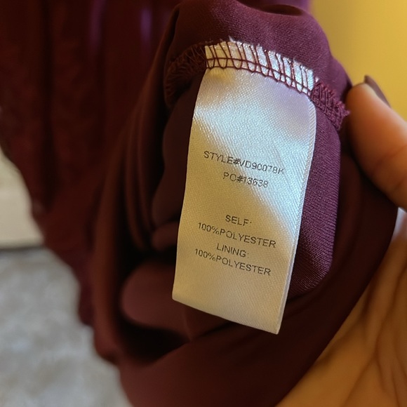 Great Condition PinkBlush materinity gown Large - Picture 7 of 7